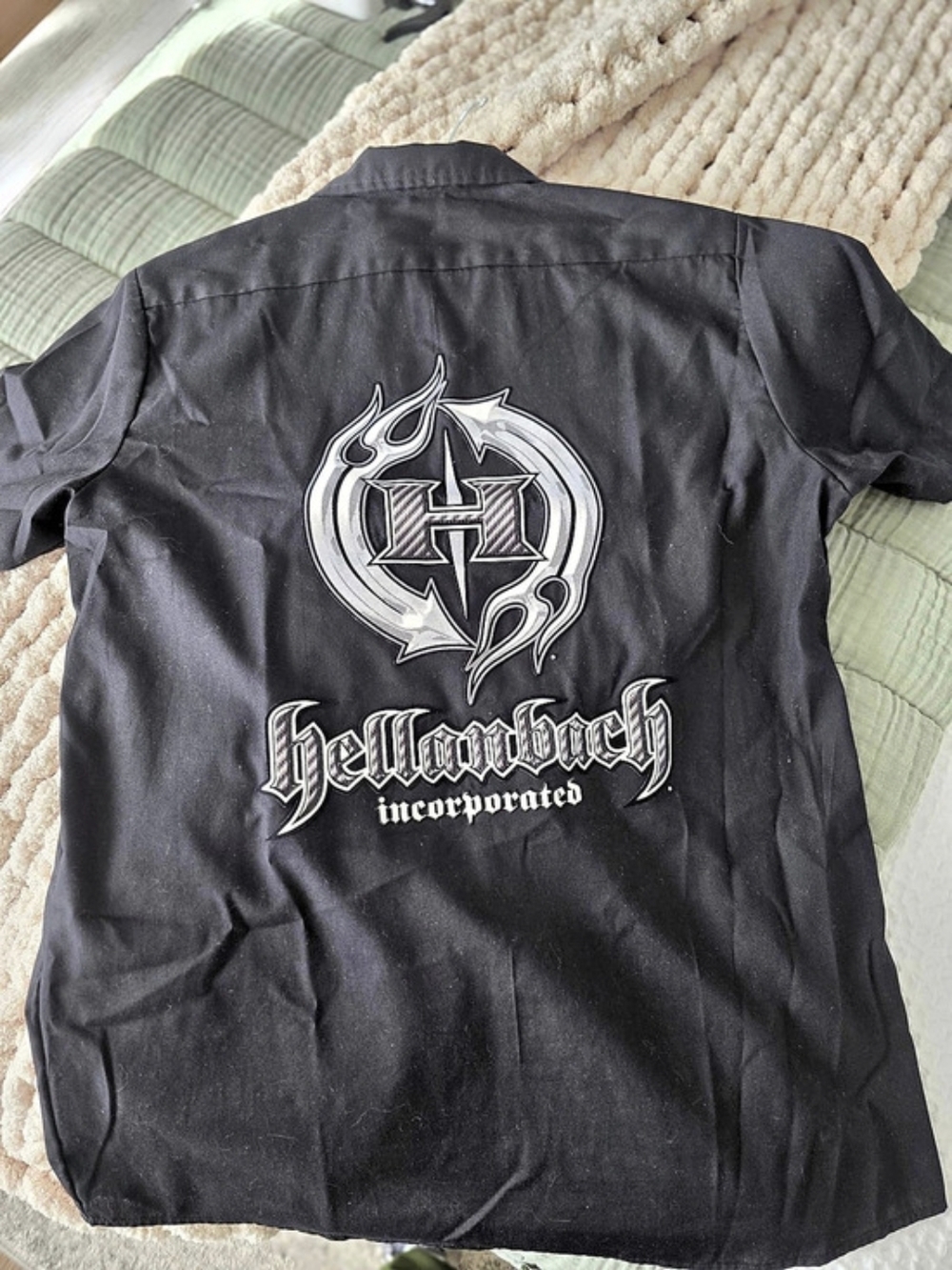 Hellanbach Incorporated Dickies Black Work Shirt Men’s M/RG